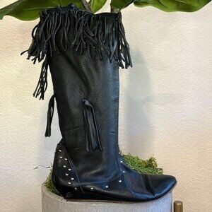 Vintage Fringe Western Boots